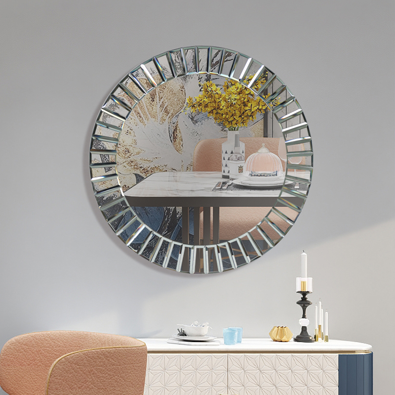 round mirror with shelf XR1373-48